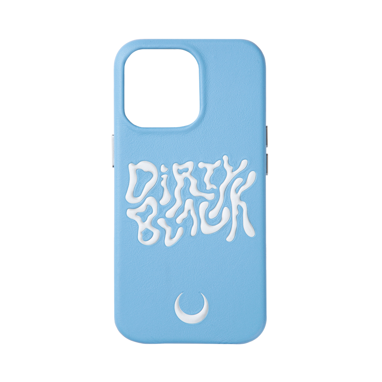 hyper logo 天藍色 iphone 13 pro 真皮保護殼