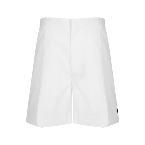 friesian logo white short pants